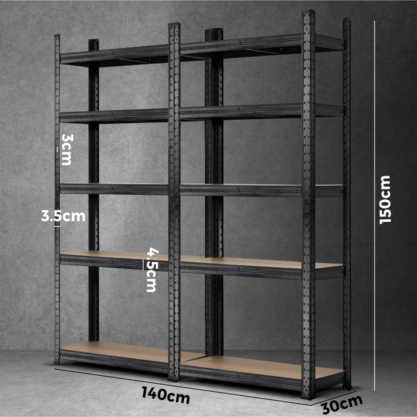 Warehouse Shelving Garage Shelves Storage Racks Steel Pallet Racking 1.5mx2