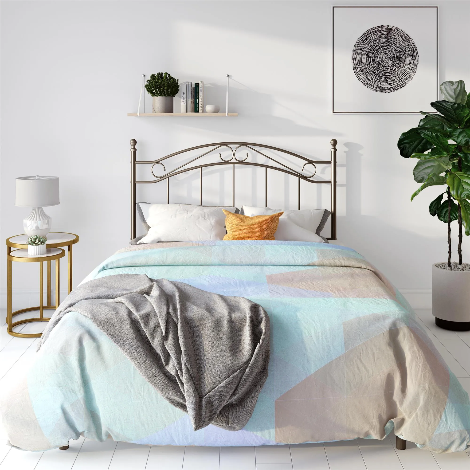 Winnie Adaptable Metal Headboard